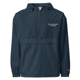 404: Social skills not found. - Embroidered Champion Packable Jacket
