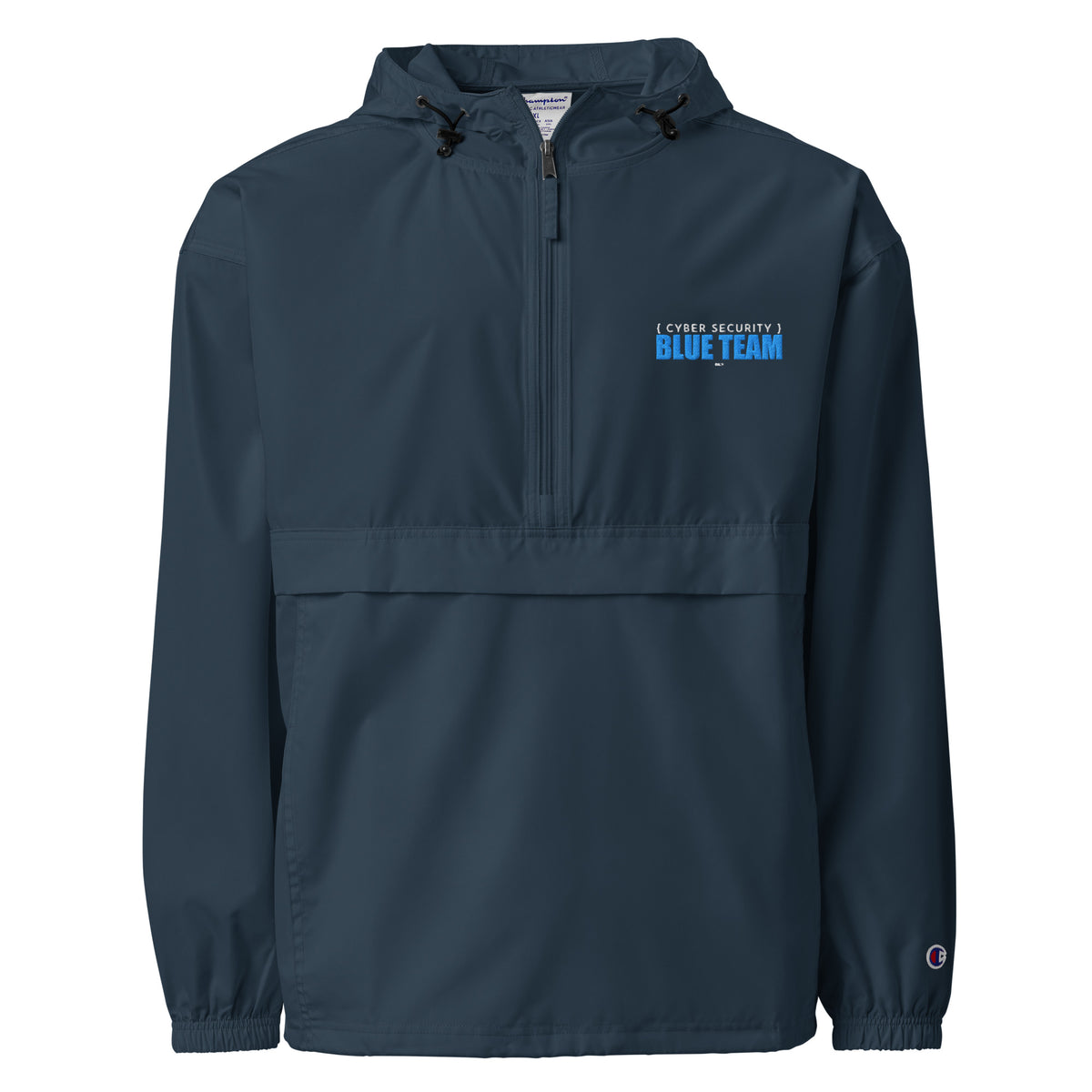 Cyber Security Blue Team - Embroidered Champion Packable Jacket