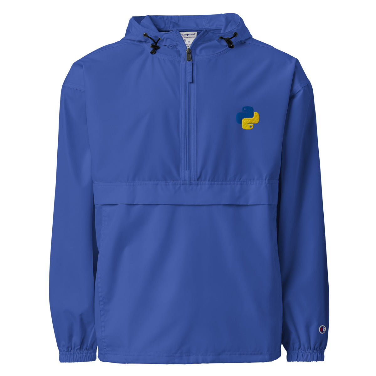 Python Logo - Embroidered Champion Packable Jacket