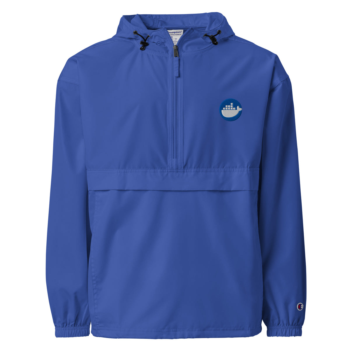 Docker Logo - Embroidered Champion Packable Jacket