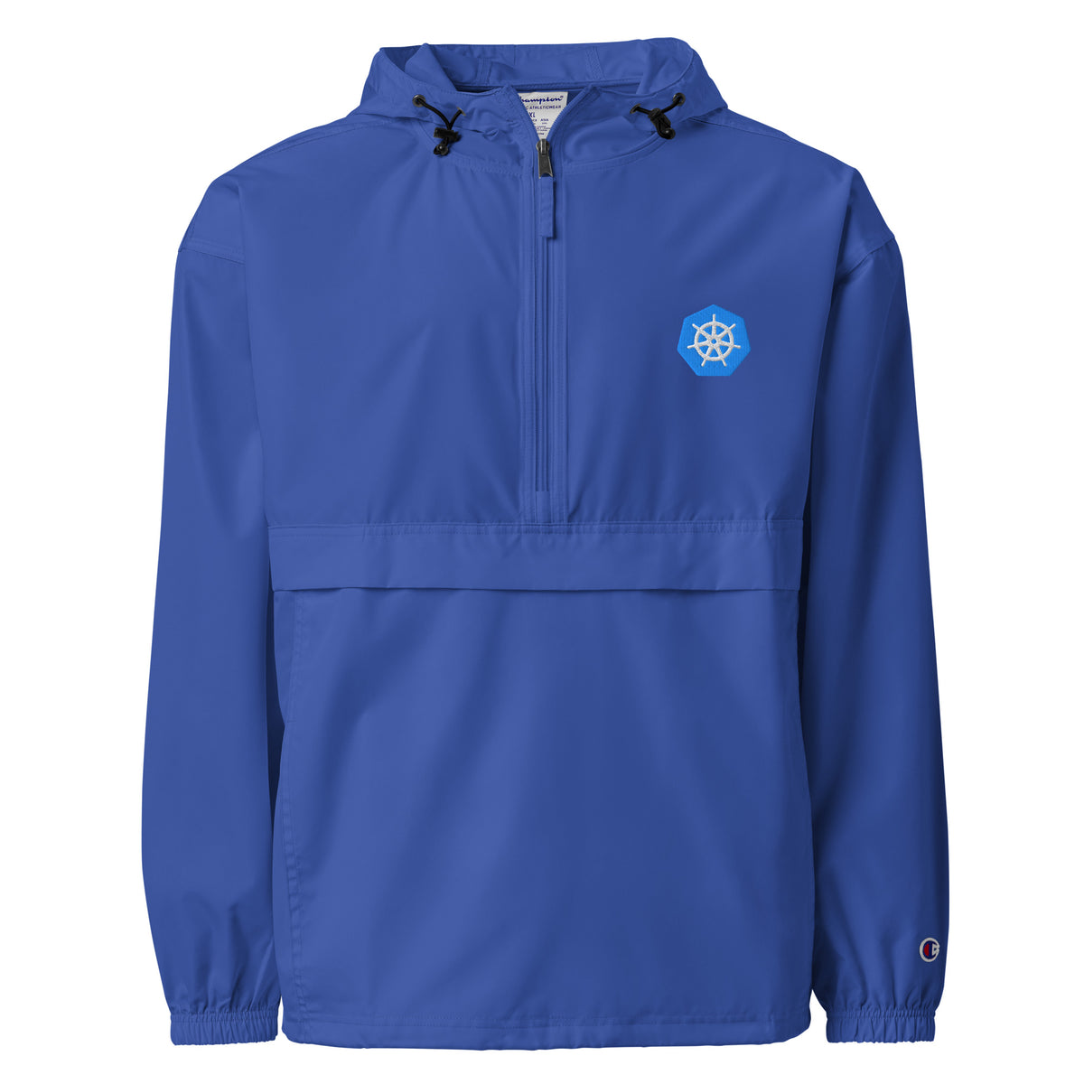 Kubernetes Logo - Embroidered Champion Packable Jacket