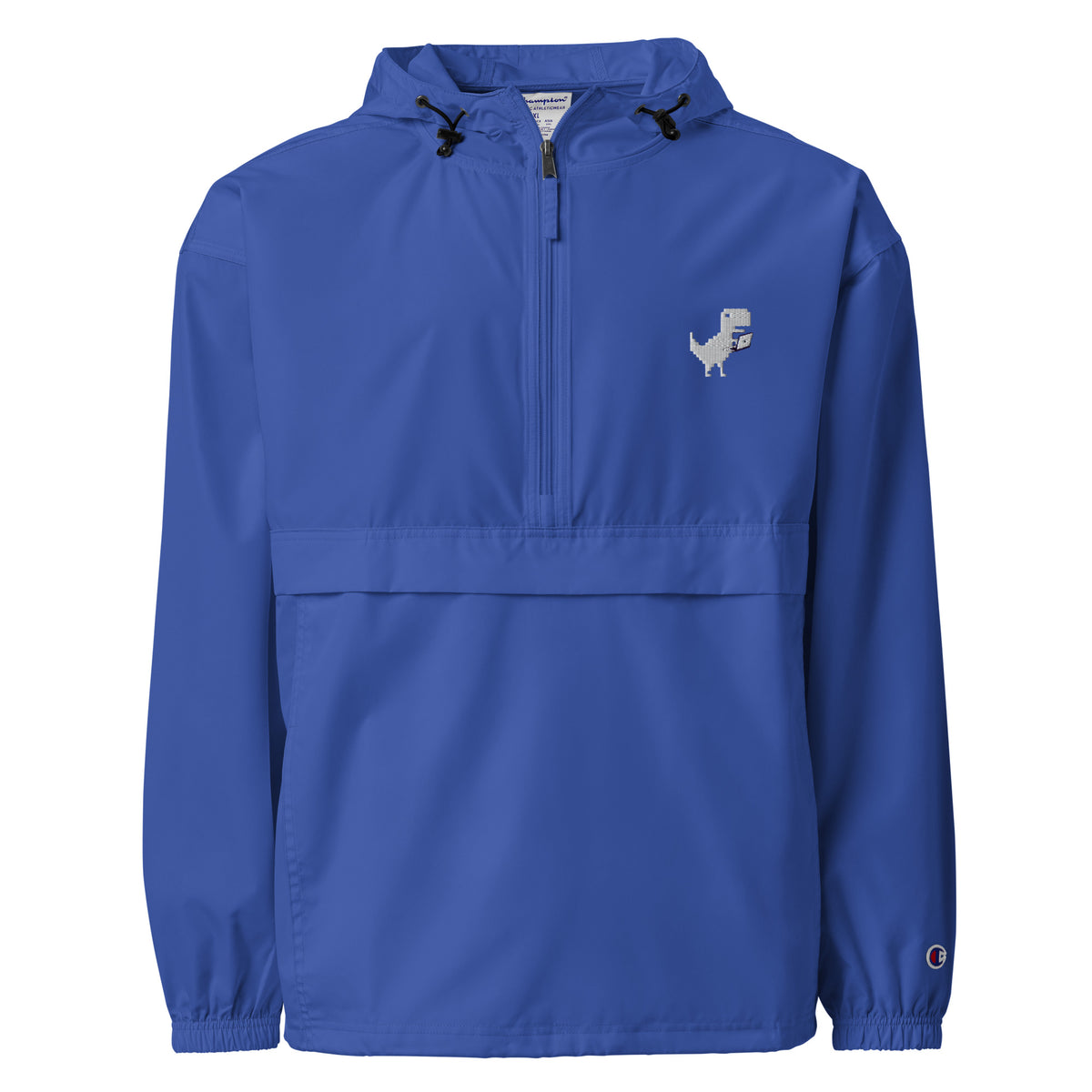Google Dino Offline - Embroidered Champion Packable Jacket