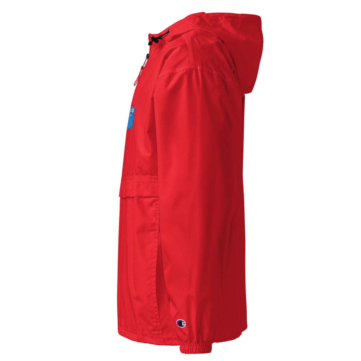 Golang Logo - Embroidered Champion Packable Jacket