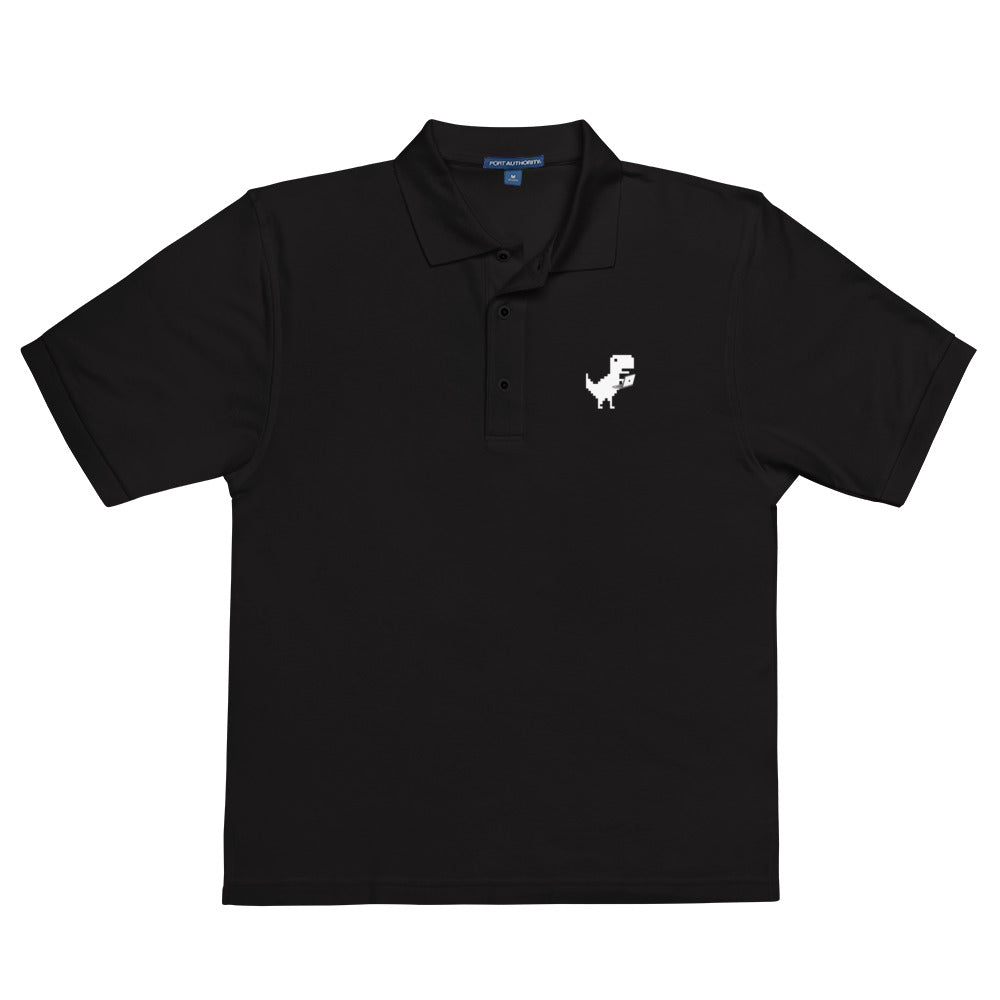 Google Dino - Men's Premium Polo