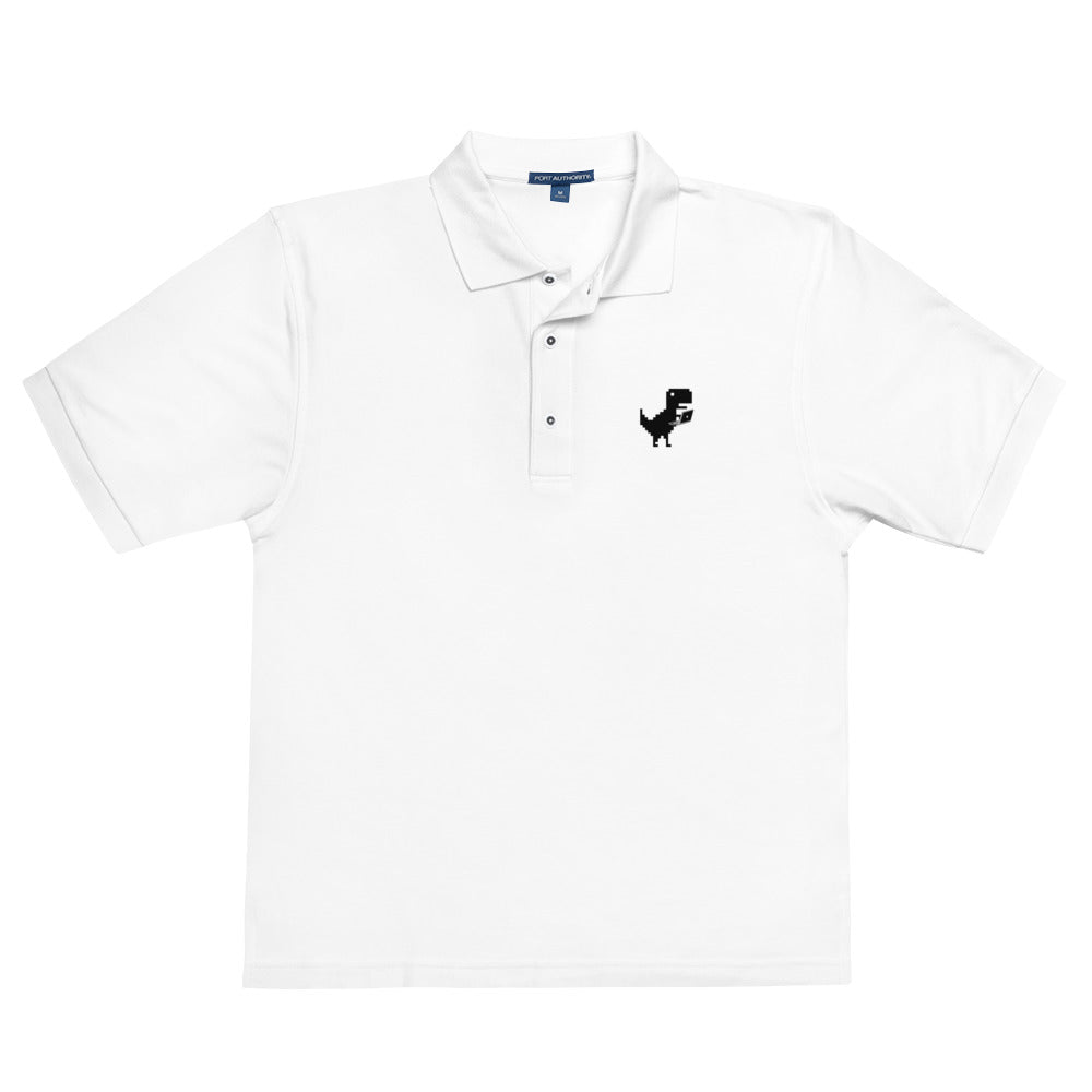 Google Dino - Men's Premium Polo