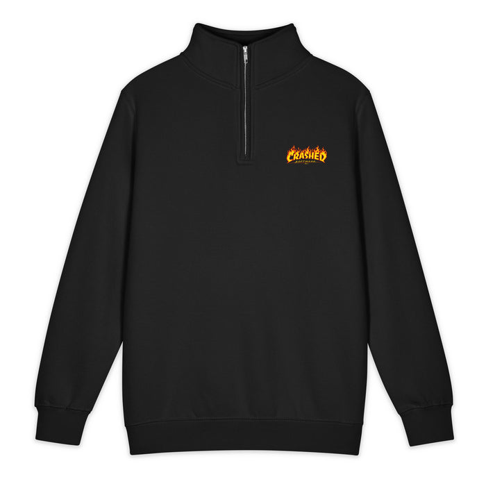 Crashed Software   - Lane Seven LS14014 Premium 1/4 Zip Sweatshirt