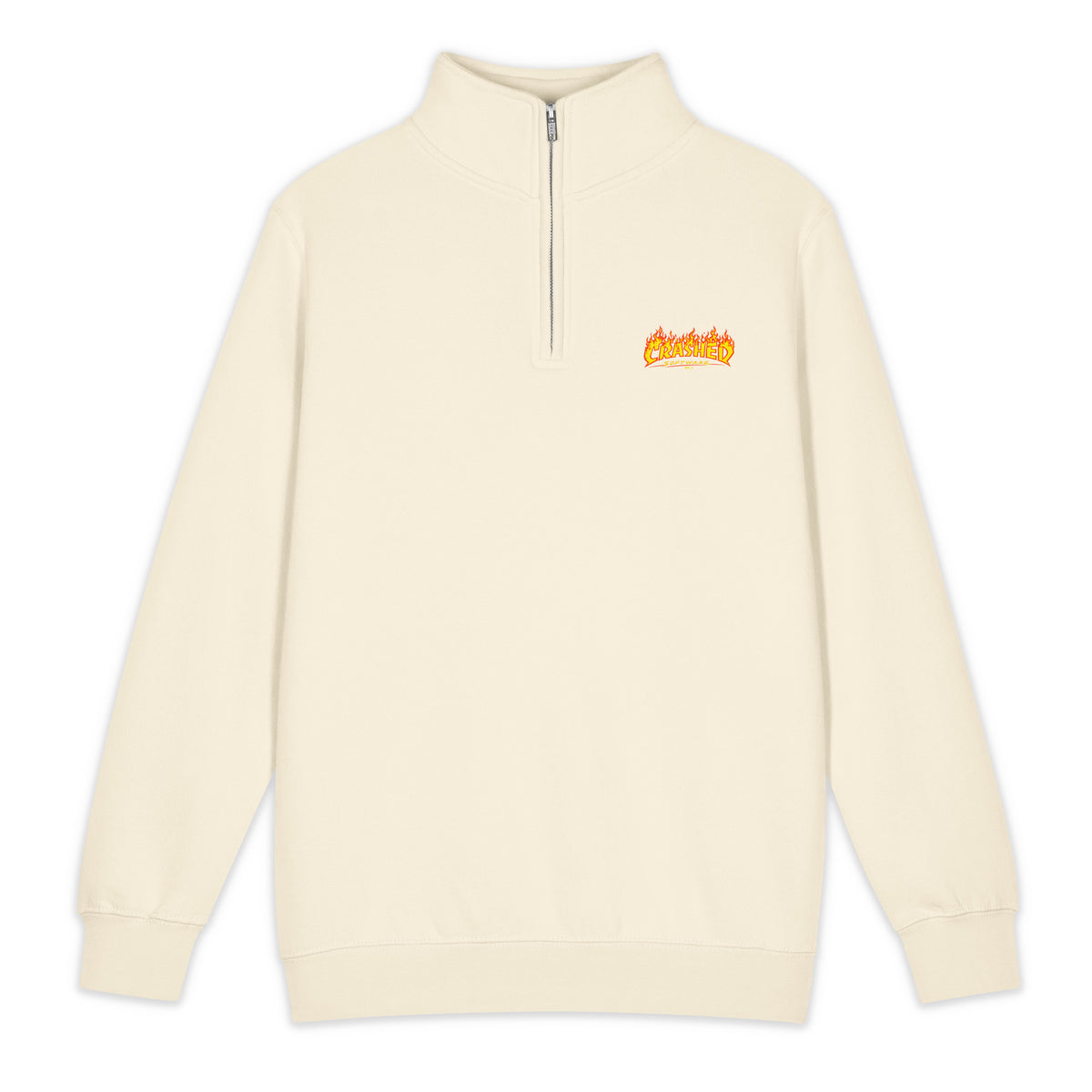 Crashed Software   - Lane Seven LS14014 Premium 1/4 Zip Sweatshirt