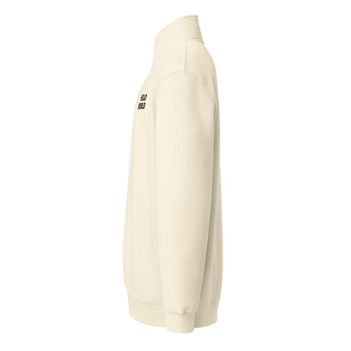 Hello World - Lane Seven LS14014 Premium 1/4 Zip Sweatshirt