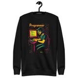Programmer with Vibrant Colors - Unisex Premium Sweatshirt