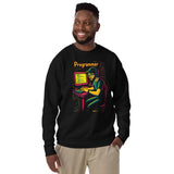 Programmer with Vibrant Colors - Unisex Premium Sweatshirt