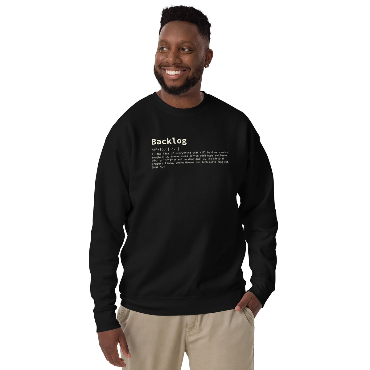 Backlog Definition - Unisex Premium Sweatshirt