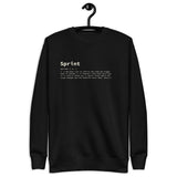 Sprint Definition - Unisex Premium Sweatshirt