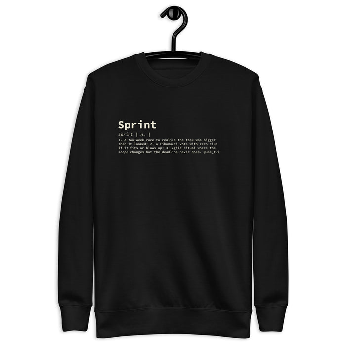 Sprint Definition - Unisex Premium Sweatshirt