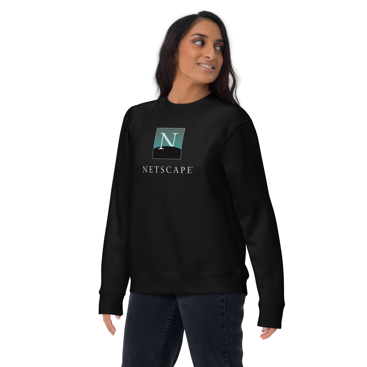 Netscape Navigator Classic Logo - Unisex Premium Sweatshirt