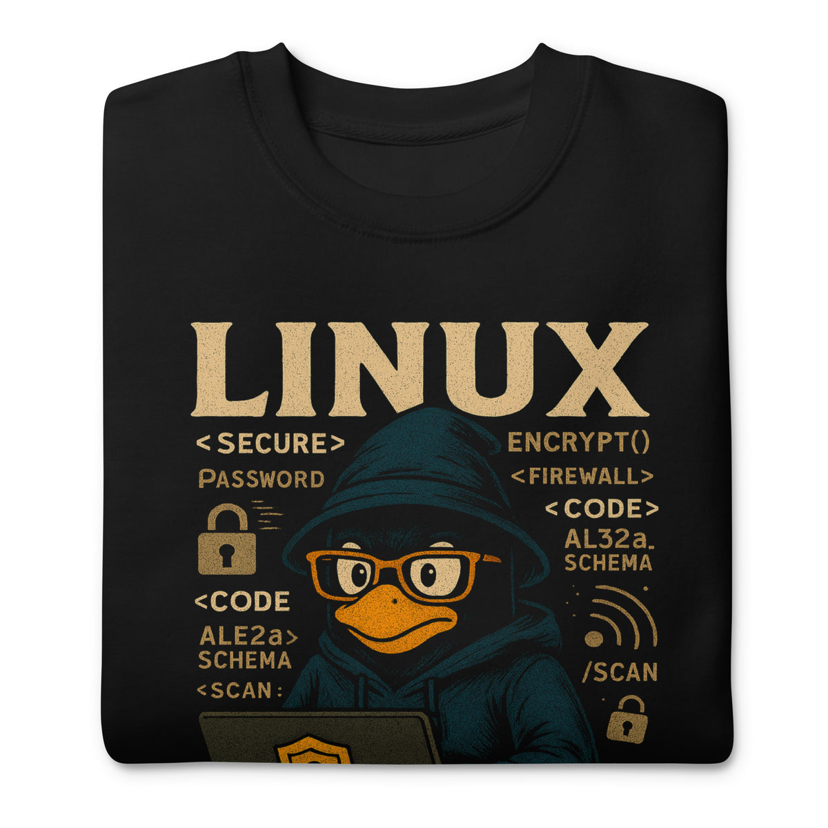 Linux Cyber Security Programmer - Unisex Premium Sweatshirt