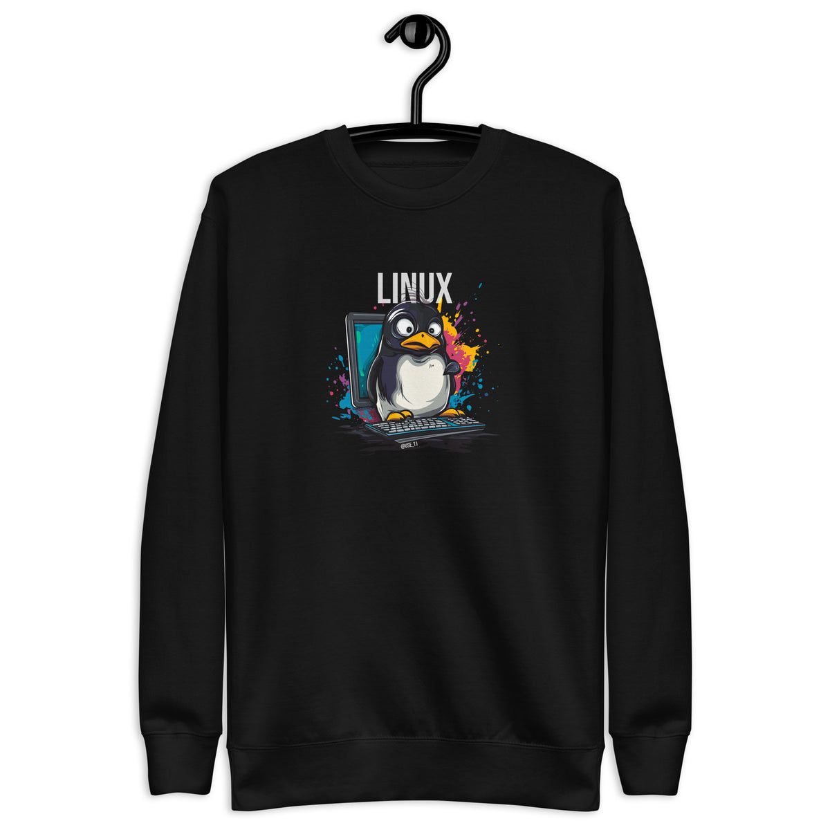 Linux - The Modern Penguin - Unisex Premium Sweatshirt