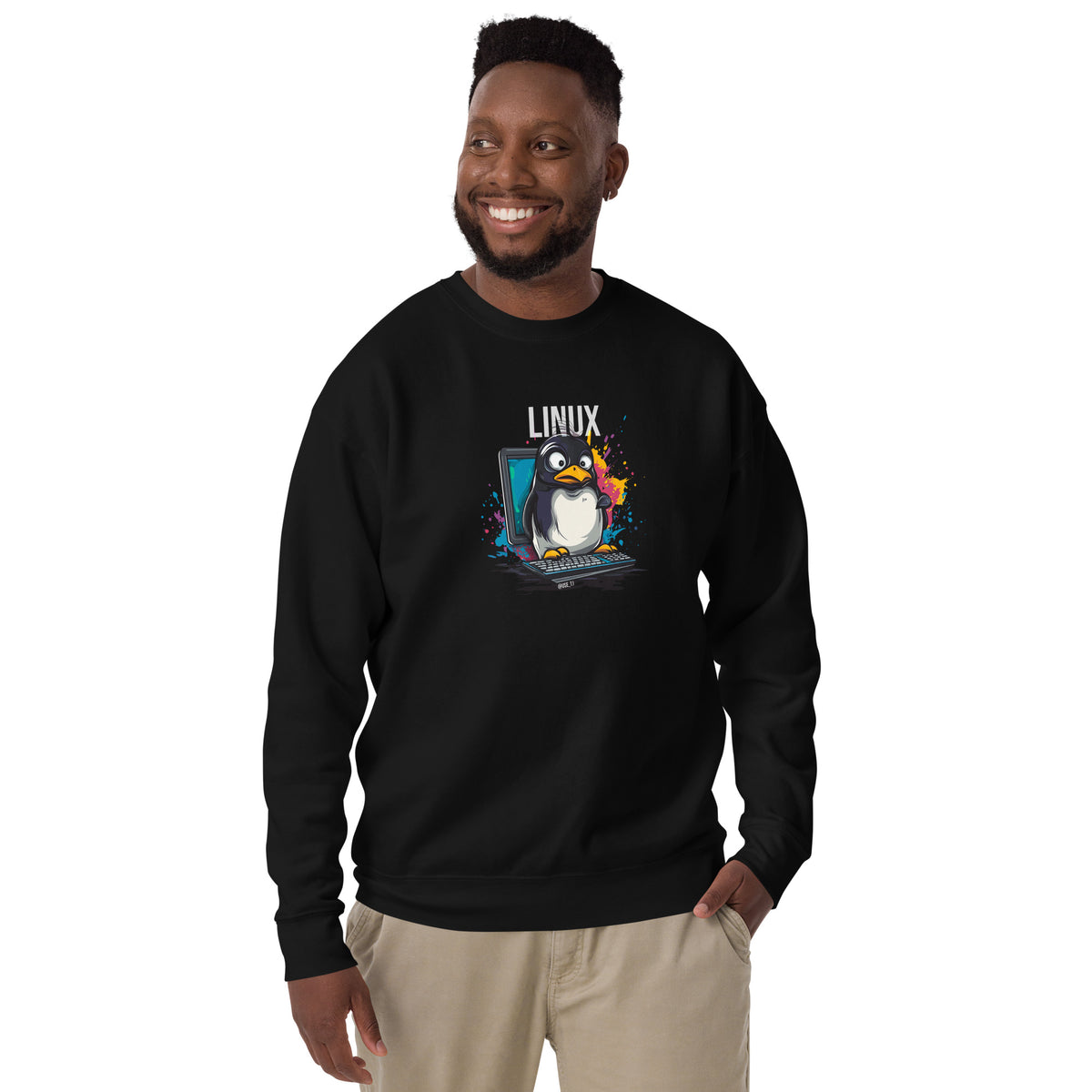 Linux - The Modern Penguin - Unisex Premium Sweatshirt