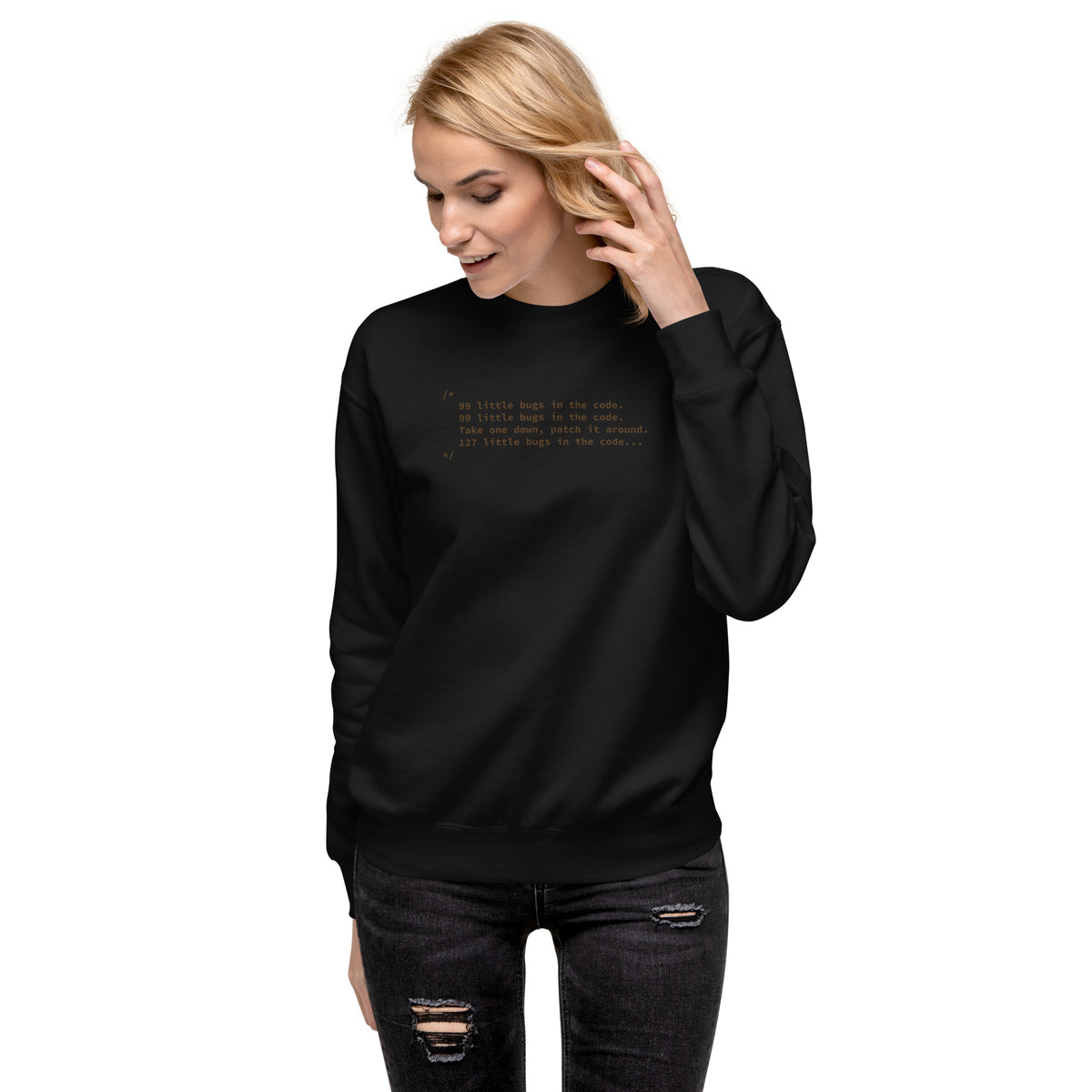 99 Little Bugs in the Code - Unisex Premium Sweatshirt