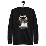 “dev cat, new file: klm;ivadsljknu” - Unisex Premium Sweatshirt