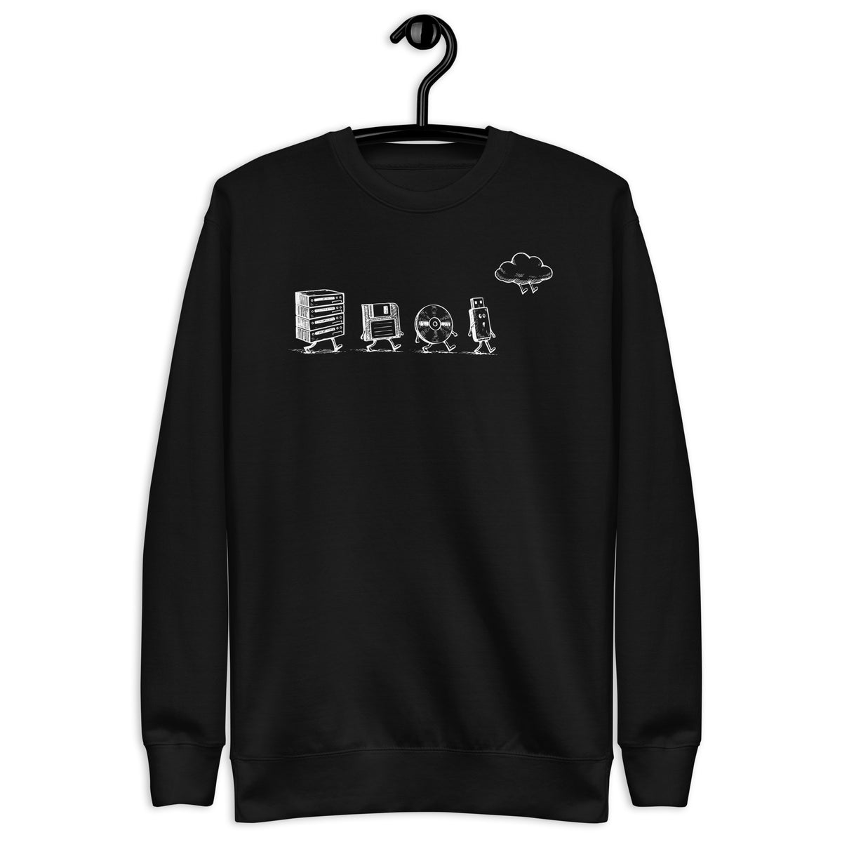 The Evolution of Storage - Unisex Premium Sweatshirt