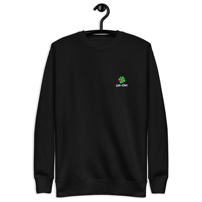 ICQ Uh-Oh Error Tee - Unisex Premium Sweatshirt