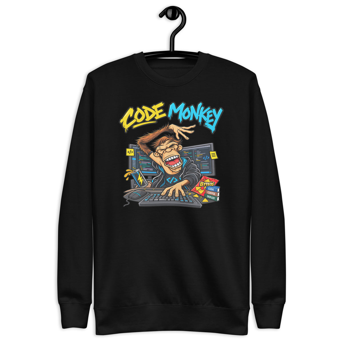 Code Monkey - Unisex Premium Sweatshirt