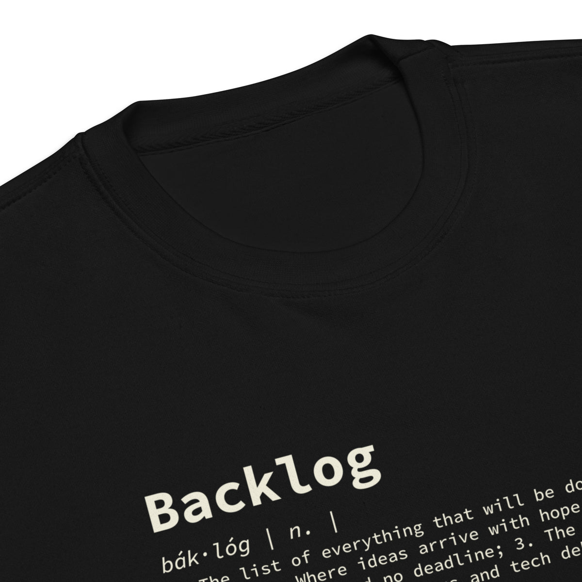 Backlog Definition - Unisex Premium Sweatshirt