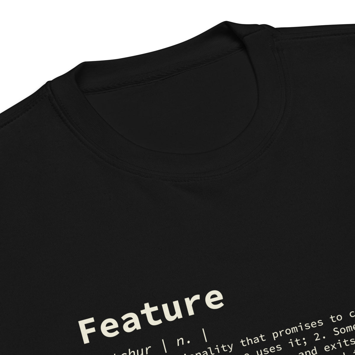 Feature Definition - Unisex Premium Sweatshirt