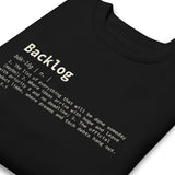 Backlog Definition - Unisex Premium Sweatshirt
