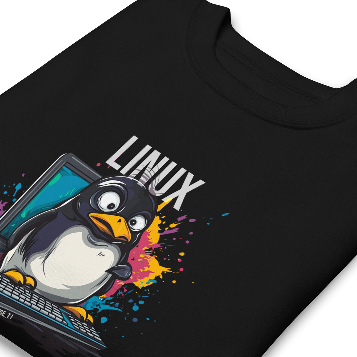 Linux - The Modern Penguin - Unisex Premium Sweatshirt