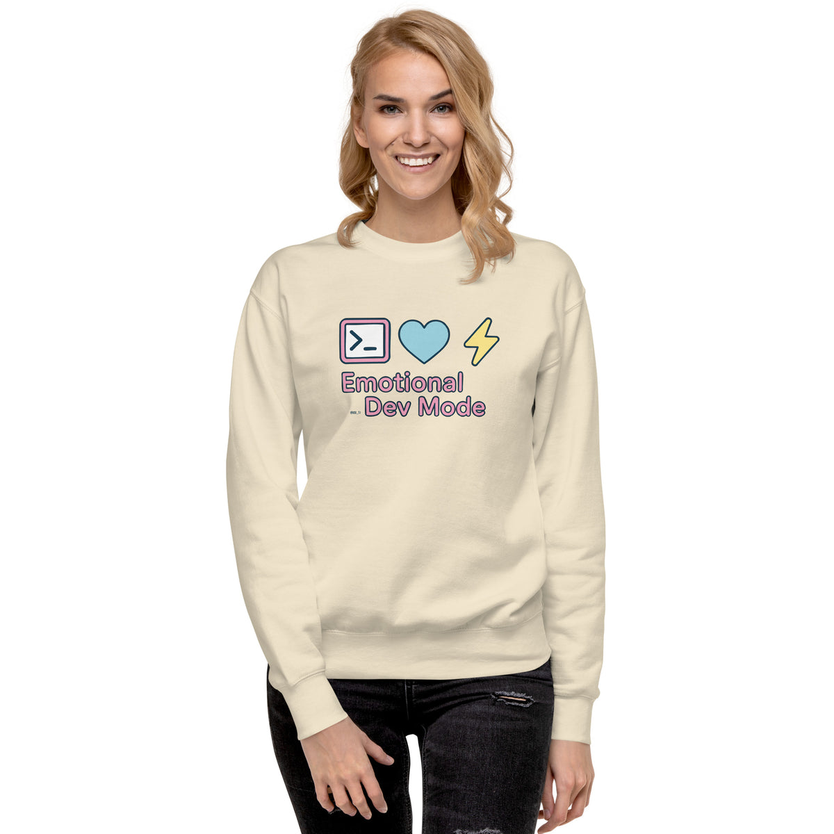 Emotional Dev Mode - Unisex Premium Sweatshirt