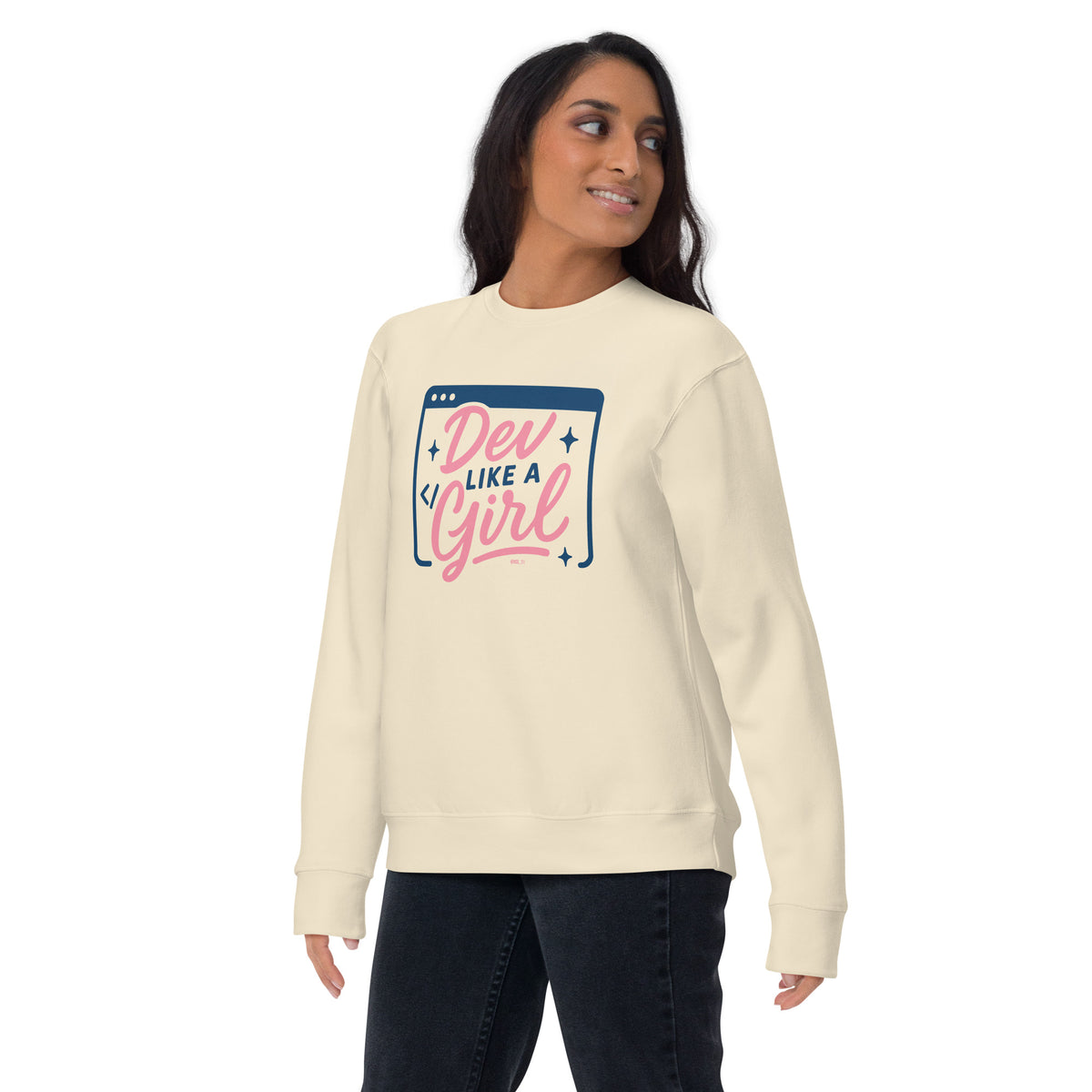 Dev Like a Girl - Unisex Premium Sweatshirt