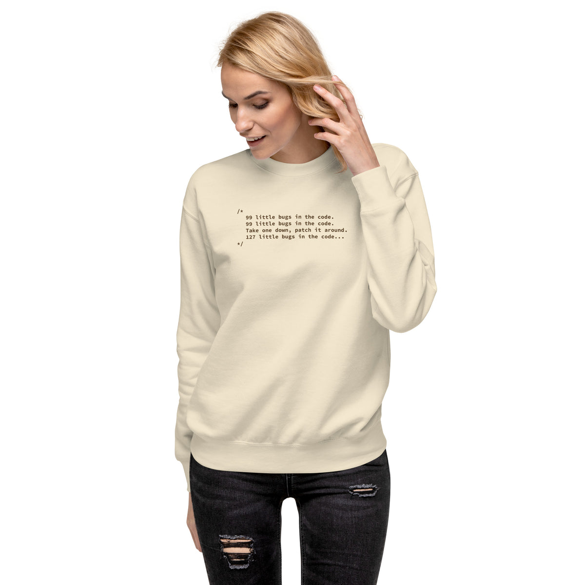 99 Little Bugs in the Code - Unisex Premium Sweatshirt