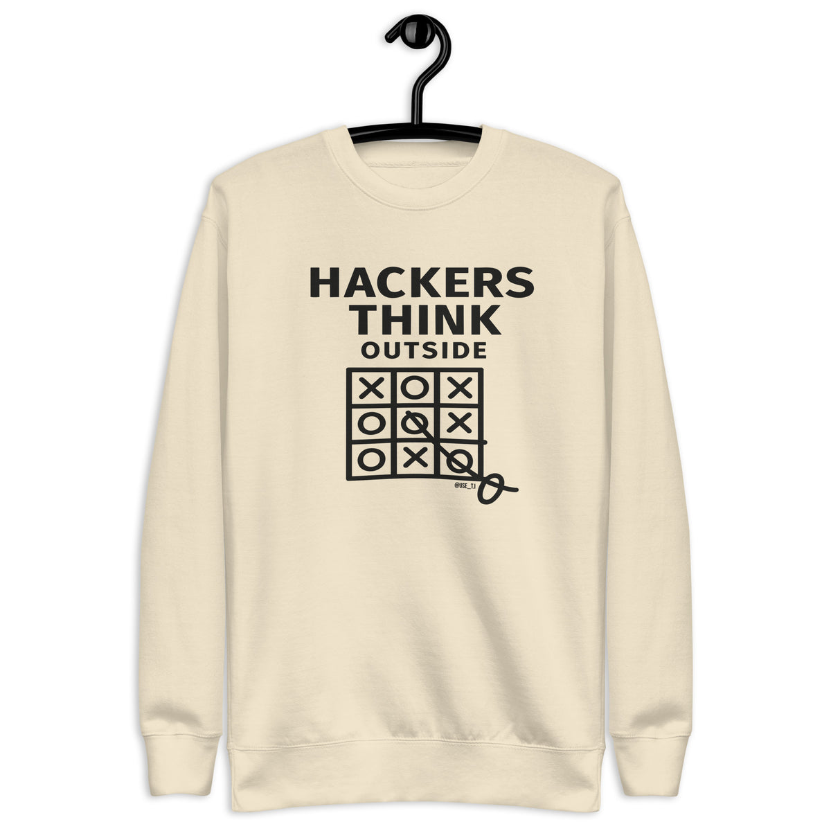 Hacker Think Outside - Unisex Premium Sweatshirt