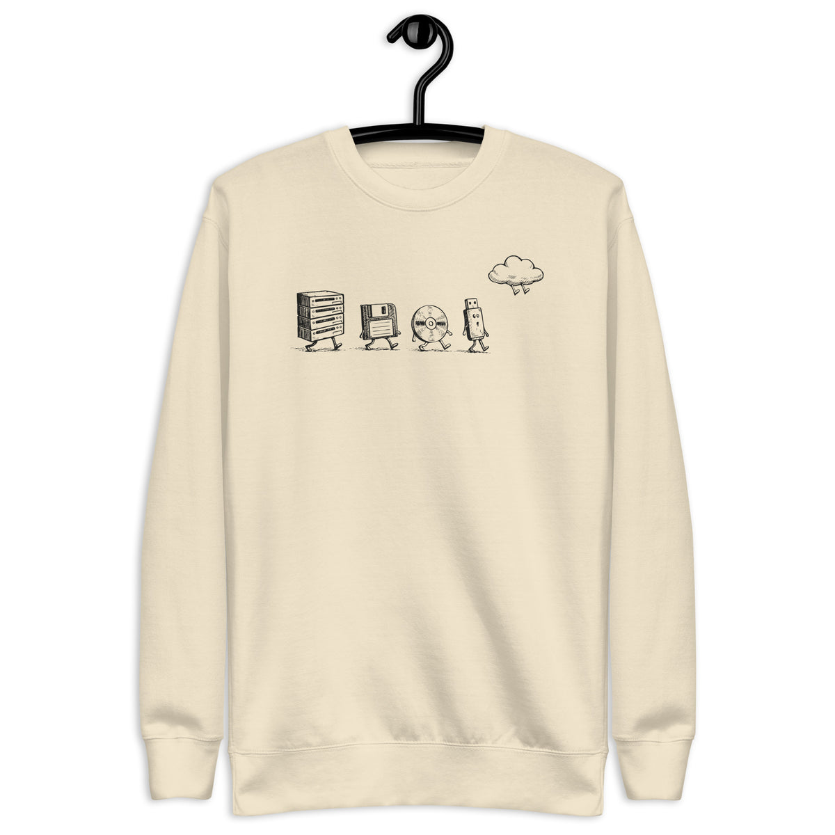 The Evolution of Storage - Unisex Premium Sweatshirt