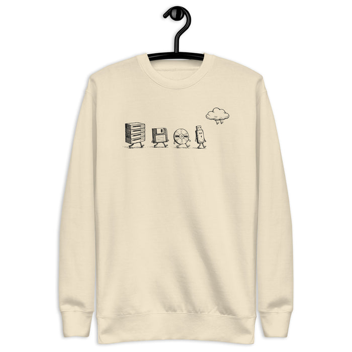 The Evolution of Storage - Unisex Premium Sweatshirt