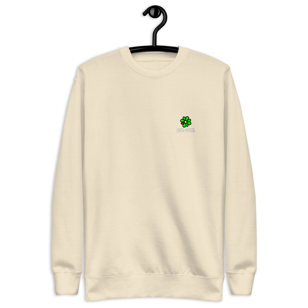 ICQ Uh-Oh Error Tee - Unisex Premium Sweatshirt