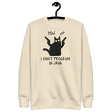 I Don’t Program in Java  - Unisex Premium Sweatshirt