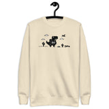 Dino Dev 1UP - Unisex Premium Sweatshirt