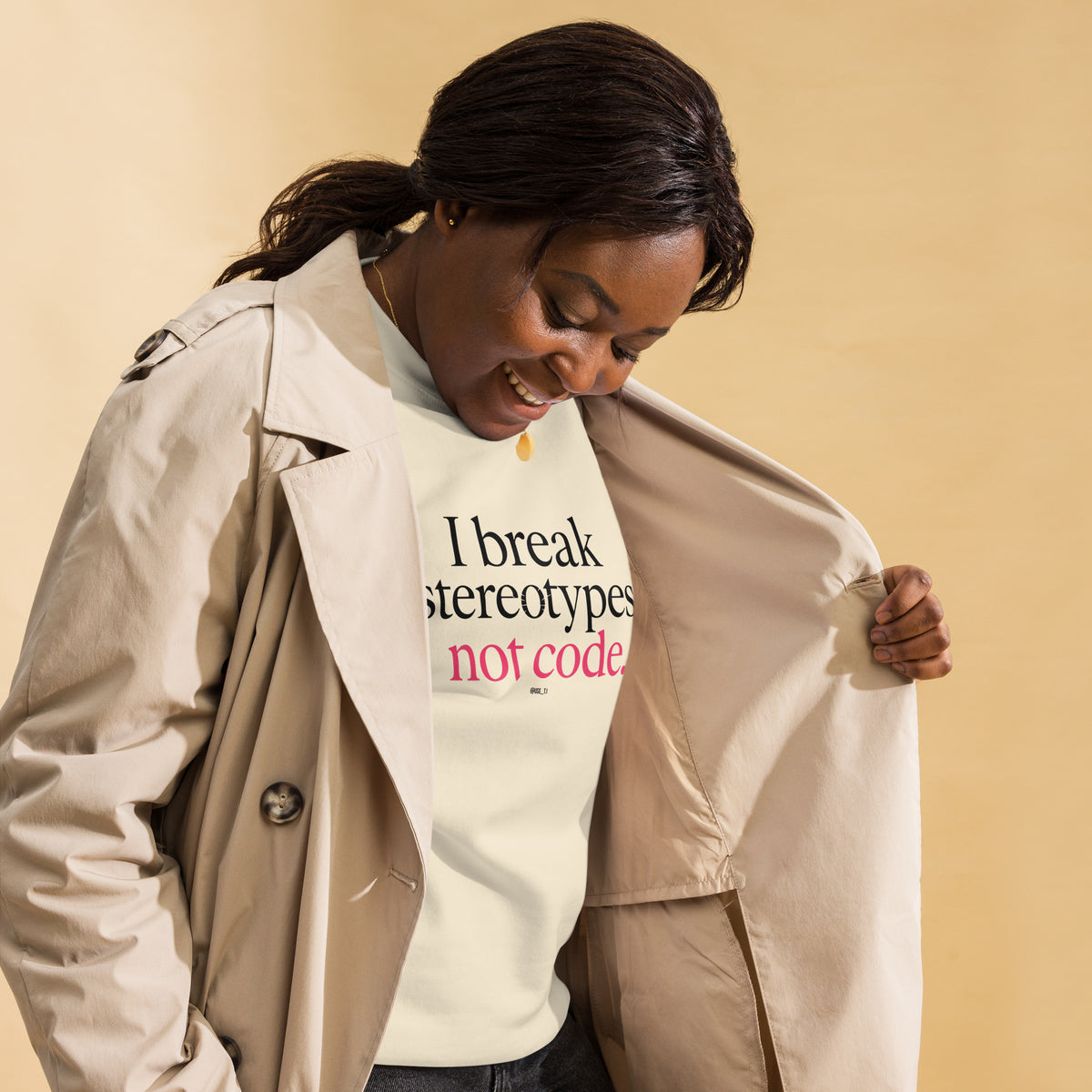 I Break Stereotypes, Not Code - Unisex Premium Sweatshirt