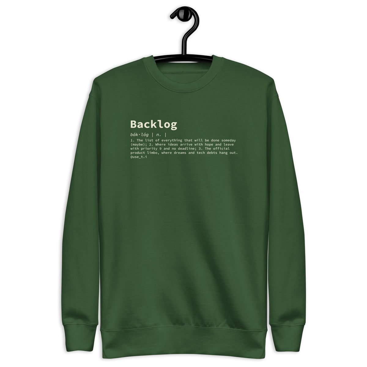 Backlog Definition - Unisex Premium Sweatshirt