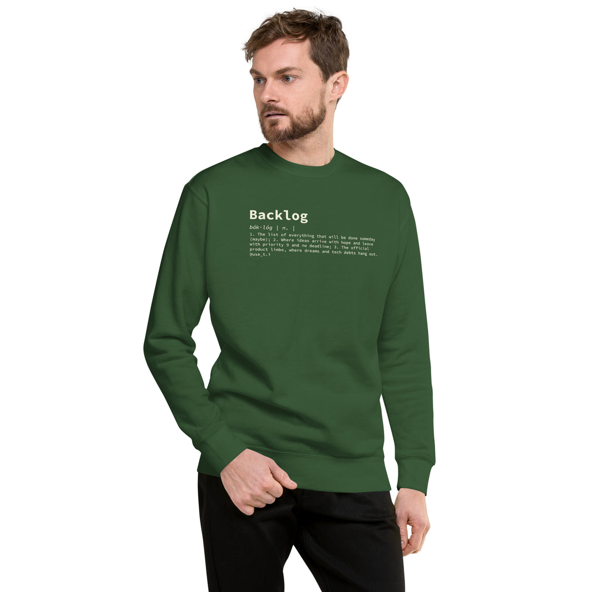 Backlog Definition - Unisex Premium Sweatshirt