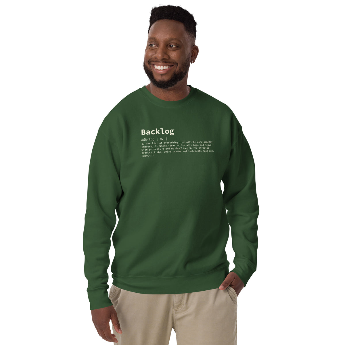 Backlog Definition - Unisex Premium Sweatshirt