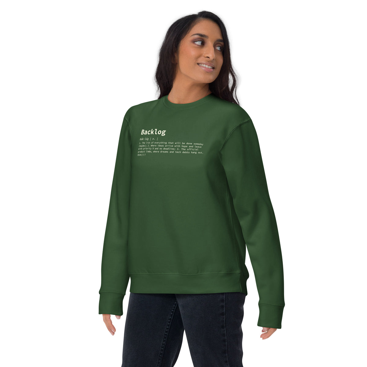 Backlog Definition - Unisex Premium Sweatshirt