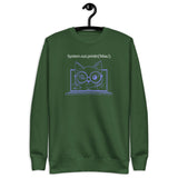 system.out.println("miau"); - Unisex Premium Sweatshirt