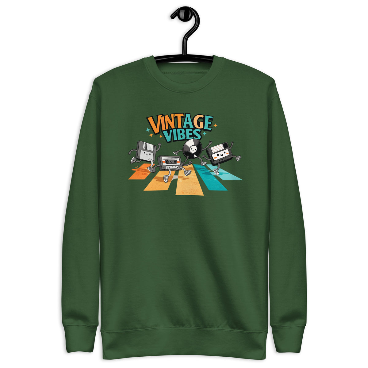 Vintage Vibes Unisex Premium Sweatshirt