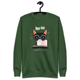 “dev cat, new file: klm;ivadsljknu” - Unisex Premium Sweatshirt