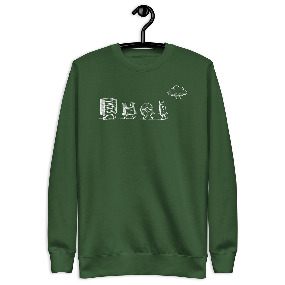 The Evolution of Storage - Unisex Premium Sweatshirt