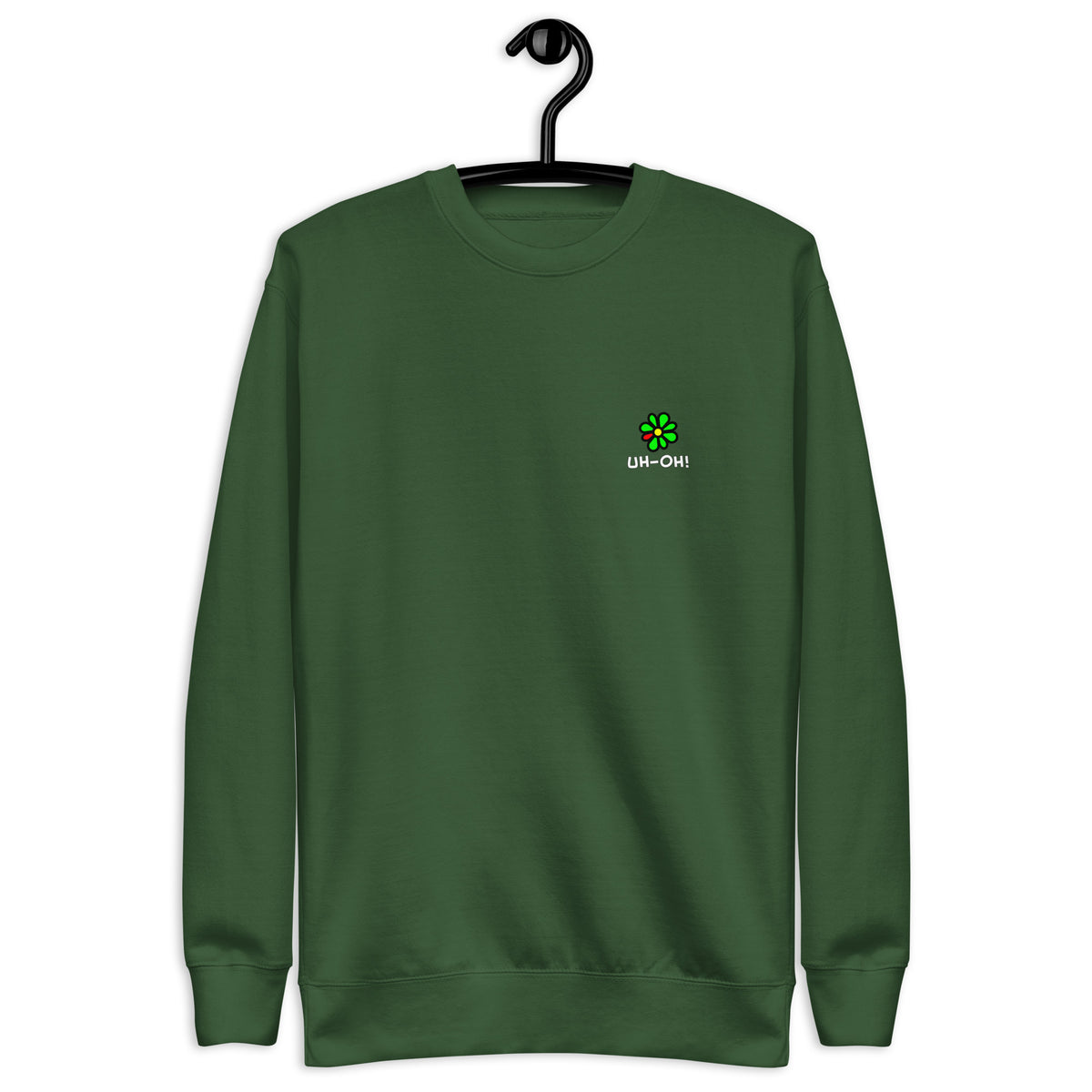 ICQ Uh-Oh Error Tee - Unisex Premium Sweatshirt