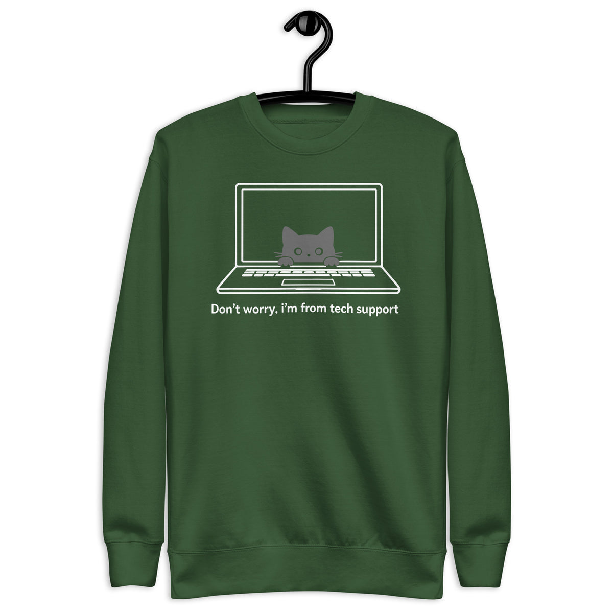 Don’t worry, I’m from tech support - Unisex Premium Sweatshirt